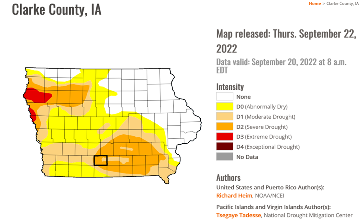 Clarke County Drought